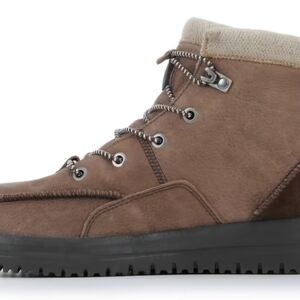 HEY DUDE BRADLEY LEATHER BROWN BOOT MENS SIZE 9